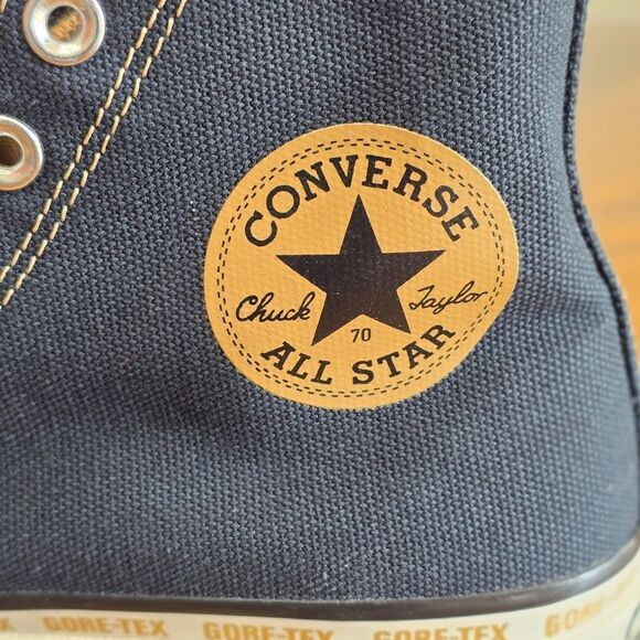 Converse Chuck Taylor Gore-Tex GTX High Black Toadstool Tan Women's 9 LE A08565C - Picture 12 of 16